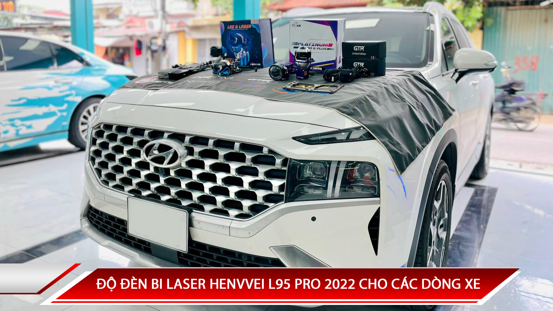 ĐỘ ĐÈN BI LASER HENVVEI L95 PRO 2022 CHO CÁC DÒNG XE